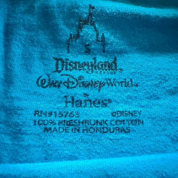 Y2K Disneyland Resort Mickey Mouse Graphic Small Blue Short Sleeve T Shirt - Picture 2 of 6
